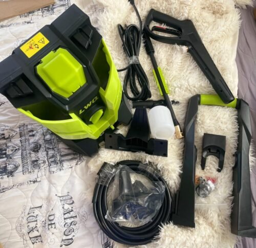 Electric Pressure Washer. 2.5 GPM Power Washer with 4 Quick Connect Nozzles. High Pressure Cleaning Machine with Foam Cannon for Cars/Fences/Driveways/Patios/Home Cleaning (Green) photo review