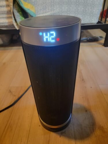 DREO Space Heater. 1500W Electric Heaters for Indoor Use with Thermostat. 70° Oscillation. 8 Safety Protections. 5 Modes. Remote. 12H Timer. Quiet Portable Heater for Office. Bedroom. Large Room photo review