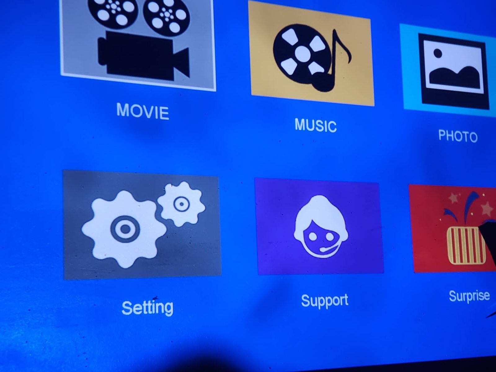 Official Licensed Google TV Smart Projector. HAPPRUN 4K UHD Home Theater with Dolby Sound. Wi-Fi & Bluetooth. Built-in Streaming Apps. Compatible with Games Consoles & Smartphone. Indoor & Outdoor Use photo review