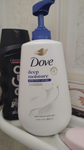 Dove Body Wash Deep Moisture for 24hr Lotion-Soft Skin Moisture Moisturizing Skin Cleanser with No Sulfates No Parabens 30.6 oz photo review