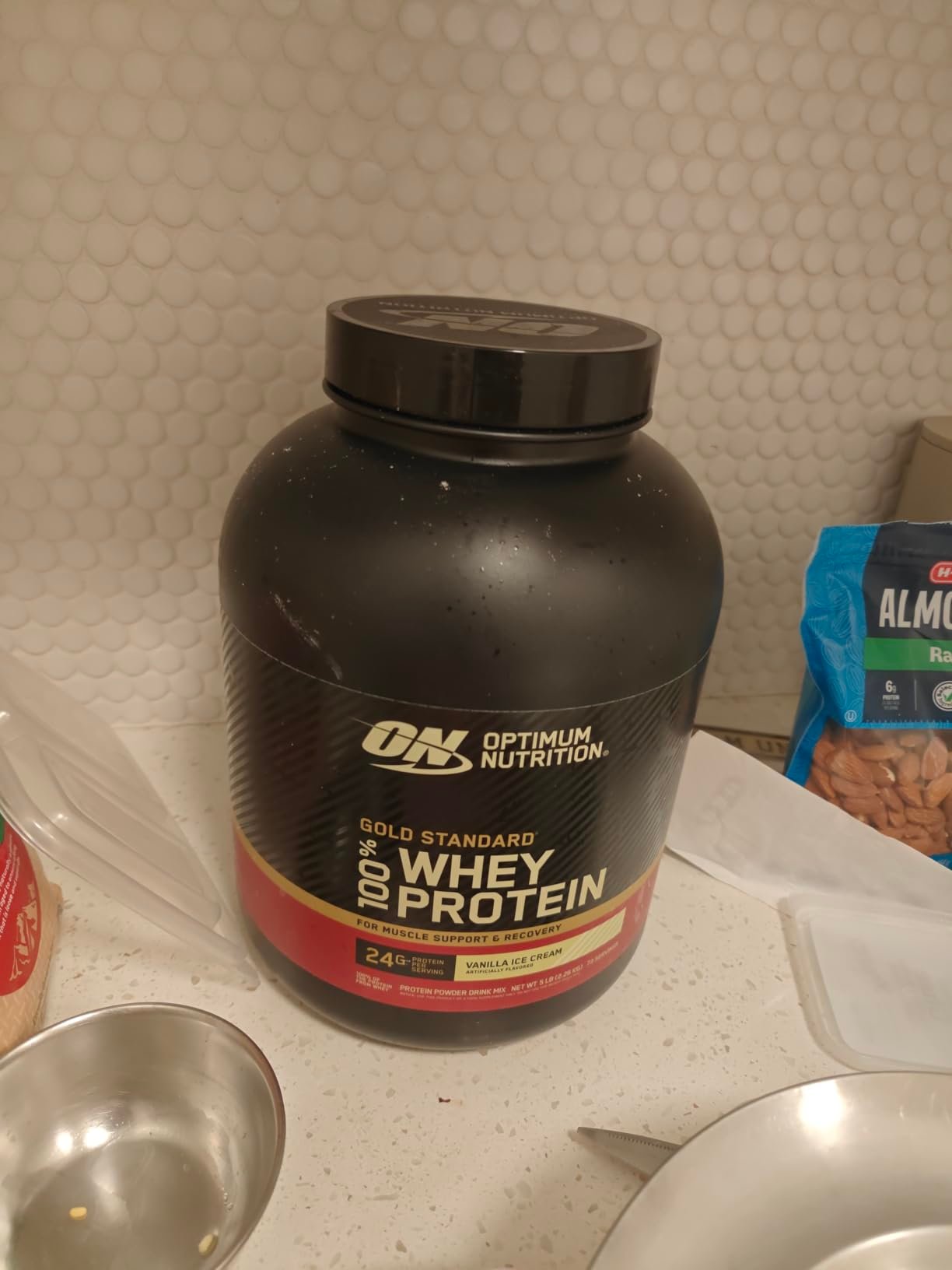 Optimum Nutrition Gold Standard 100% Whey Protein Powder. Chocolate Peanut Butter. 2 Pound (Packaging May Vary) photo review