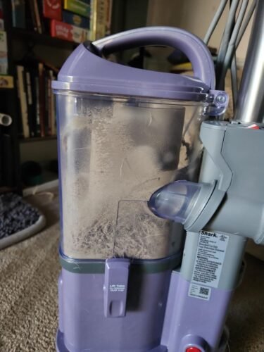 Shark Upright Vacuum. Navigator Lift-Away Deluxe with Large Dust Cup Capacity. HEPA Filter. Swivel Steering. Upholstery Tool & Crevice Tool. Blue. NV360 photo review
