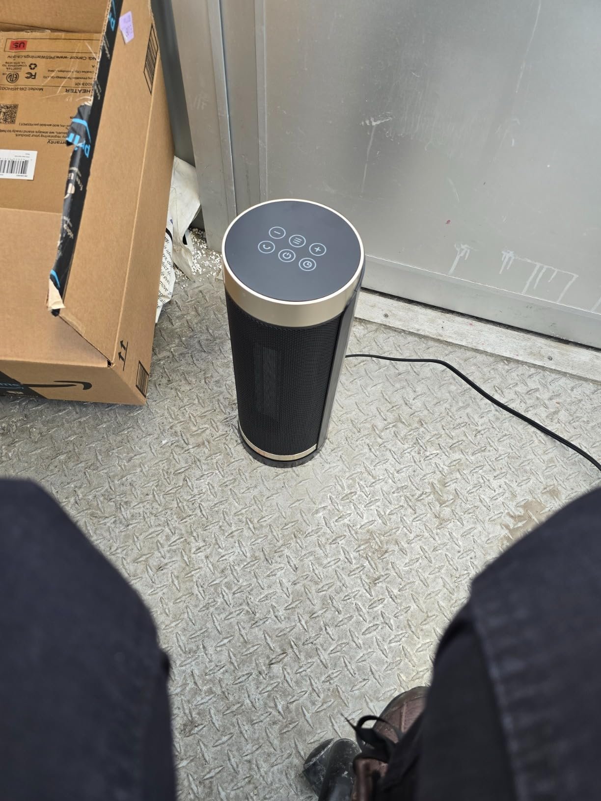DREO Space Heater. 1500W Electric Heaters for Indoor Use with Thermostat. 70° Oscillation. 8 Safety Protections. 5 Modes. Remote. 12H Timer. Quiet Portable Heater for Office. Bedroom. Large Room photo review
