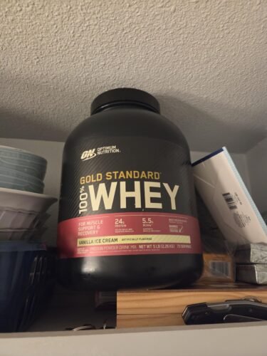 Optimum Nutrition Gold Standard 100% Whey Protein Powder. Chocolate Peanut Butter. 2 Pound (Packaging May Vary) photo review