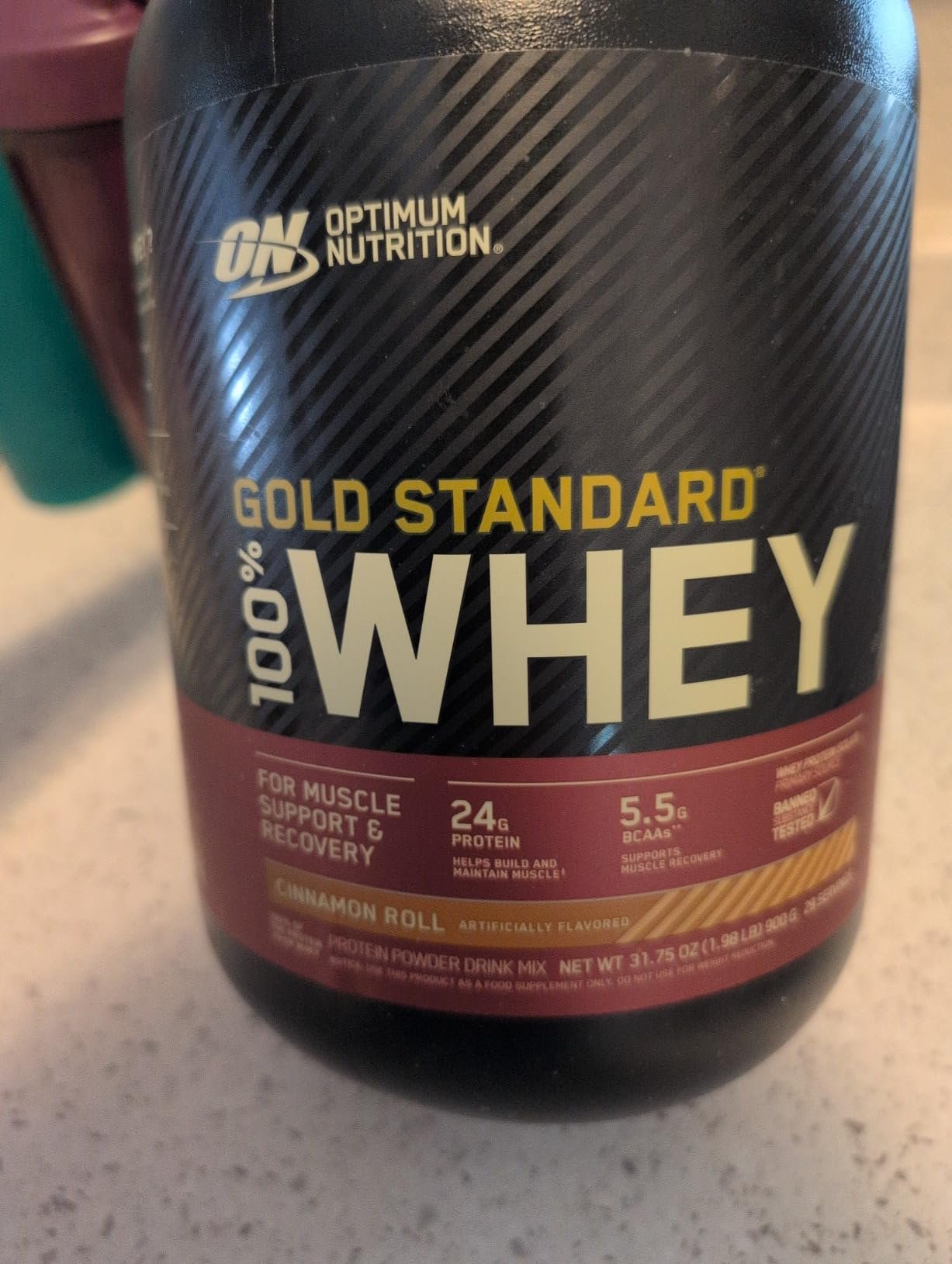 Optimum Nutrition Gold Standard 100% Whey Protein Powder. Chocolate Peanut Butter. 2 Pound (Packaging May Vary) photo review