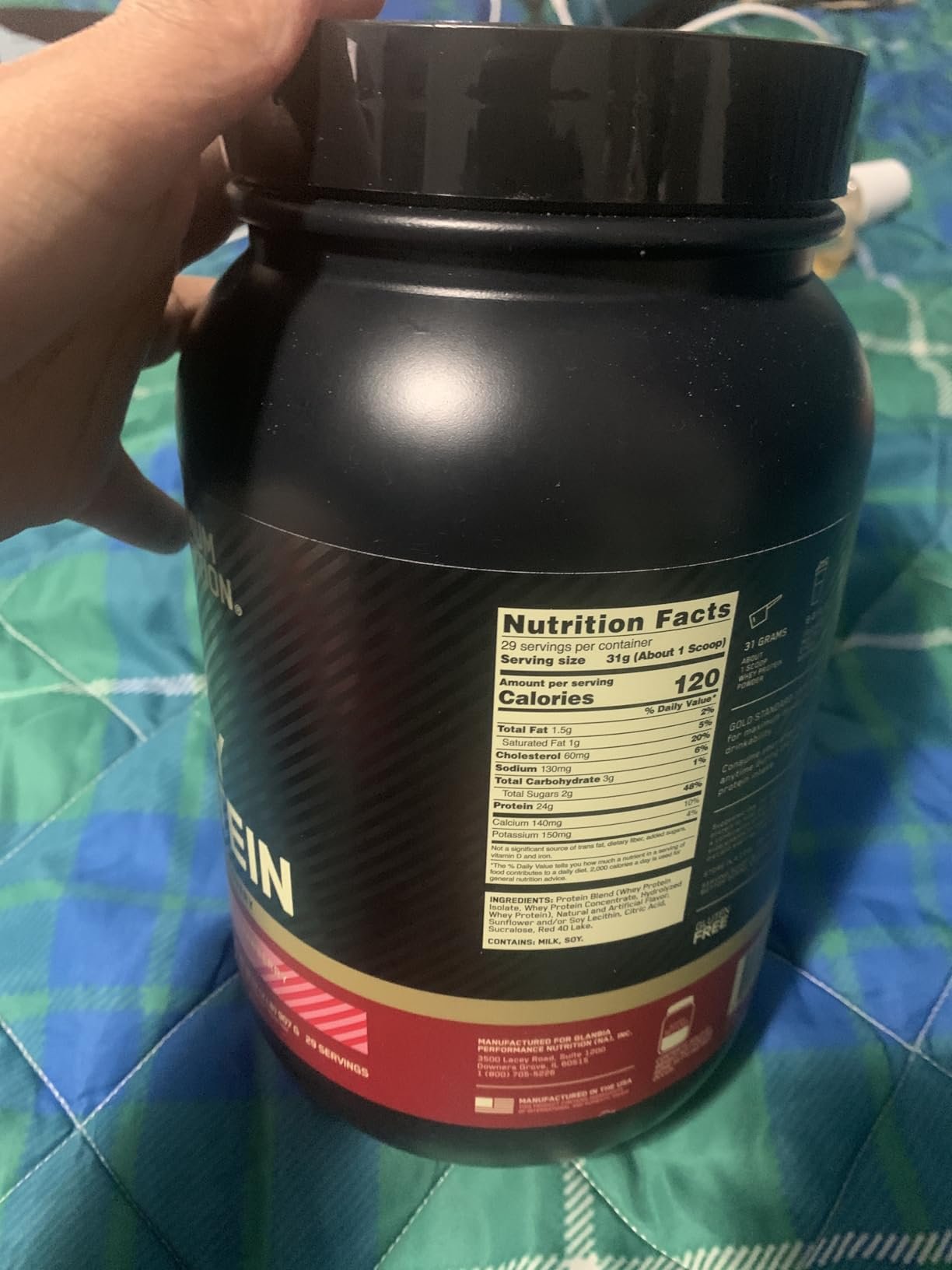 Optimum Nutrition Gold Standard 100% Whey Protein Powder. Chocolate Peanut Butter. 2 Pound (Packaging May Vary) photo review