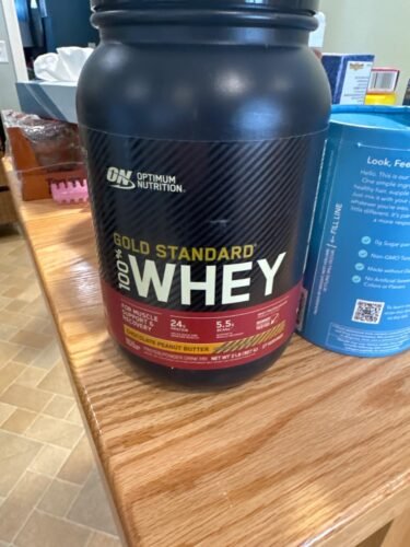 Optimum Nutrition Gold Standard 100% Whey Protein Powder. Chocolate Peanut Butter. 2 Pound (Packaging May Vary) photo review