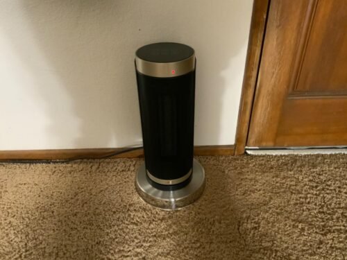 DREO Space Heater. 1500W Electric Heaters for Indoor Use with Thermostat. 70° Oscillation. 8 Safety Protections. 5 Modes. Remote. 12H Timer. Quiet Portable Heater for Office. Bedroom. Large Room photo review