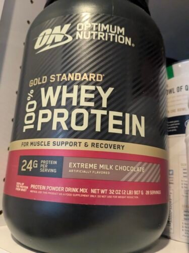 Optimum Nutrition Gold Standard 100% Whey Protein Powder. Chocolate Peanut Butter. 2 Pound (Packaging May Vary) photo review