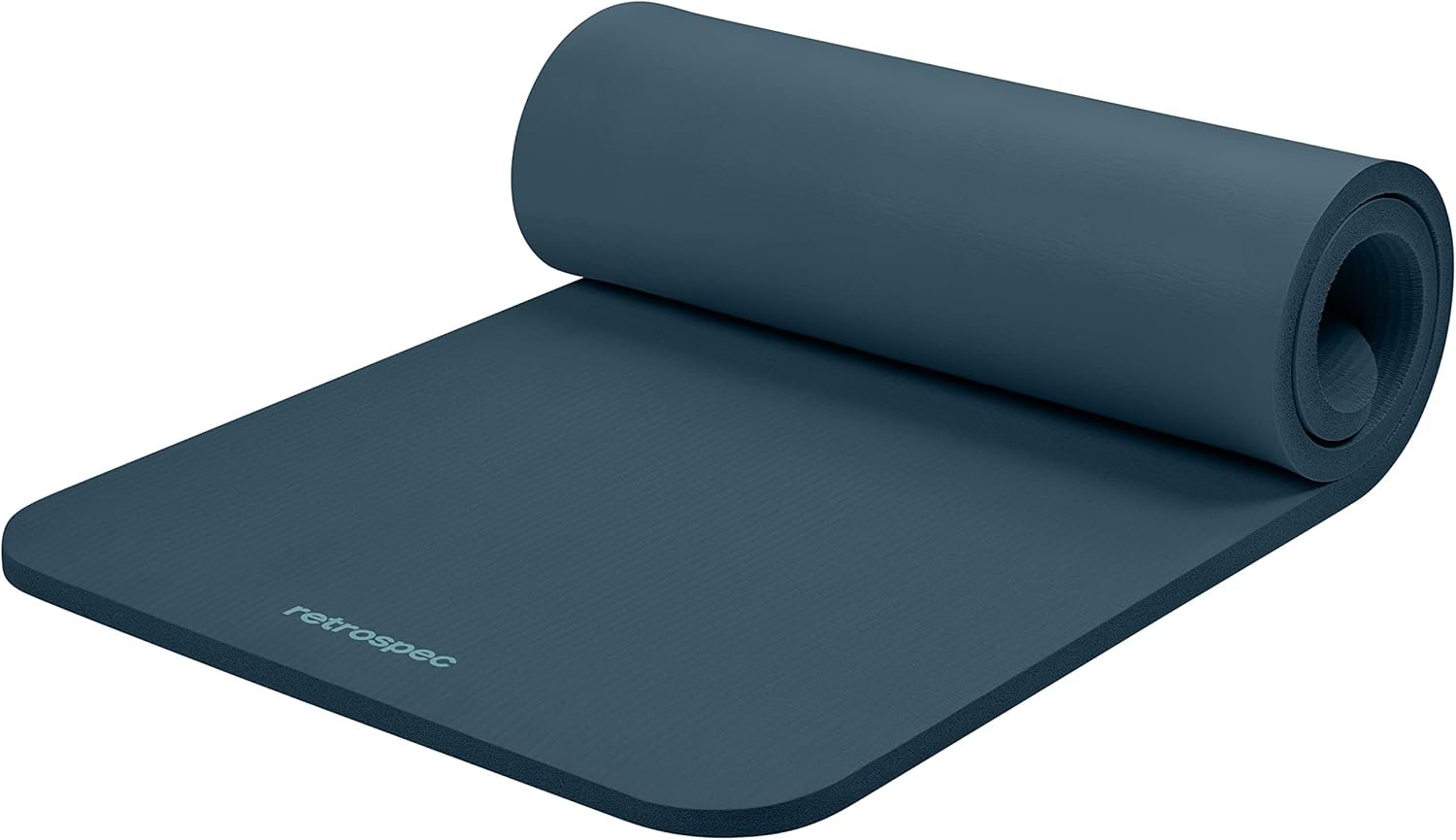 Retrospec Solana Yoga Mat 1 Thick w/Nylon Strap for Men & Women - Non Slip Exercise Mat for Home Yoga. Pilates. Stretching. Floor & Fitness Workouts