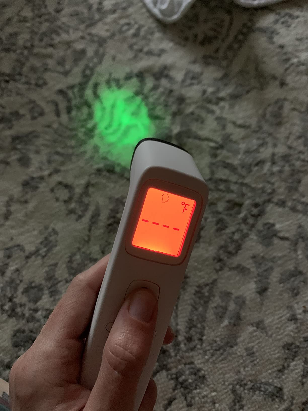 No-Touch Thermometer for Adults and Kids. Accurate Digital Baby Thermometer. Fever Alarm & Silent Mode. 2 in 1 Forehead & Object Mode photo review