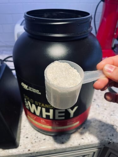 Optimum Nutrition Gold Standard 100% Whey Protein Powder. Chocolate Peanut Butter. 2 Pound (Packaging May Vary) photo review