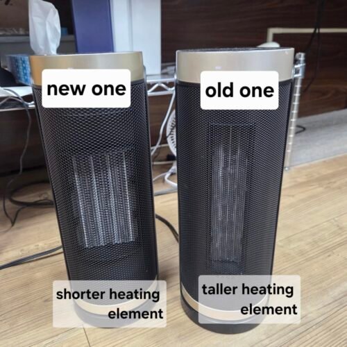 DREO Space Heater. 1500W Electric Heaters for Indoor Use with Thermostat. 70° Oscillation. 8 Safety Protections. 5 Modes. Remote. 12H Timer. Quiet Portable Heater for Office. Bedroom. Large Room photo review